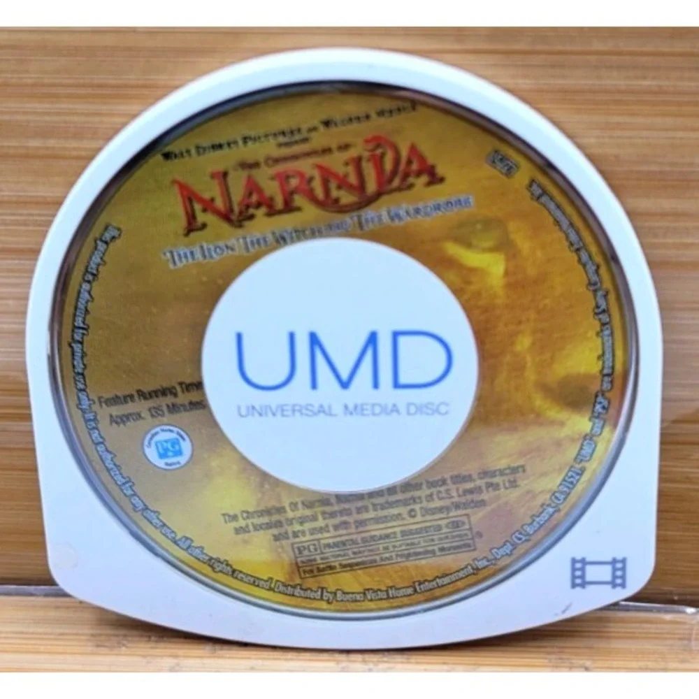 Chronicles of Narnia The Lion the‎ Witch and Wardrobe Clear UMD PSP Disc Only